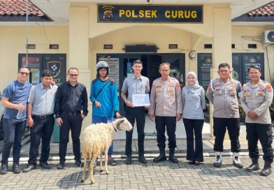 Aston Serang Lakukan Program CSR dengan Salurkan 4 Kambing Kurban Idul Adha 1447 H