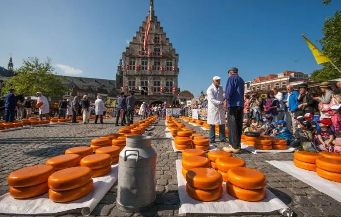 Pesona Keju Cantik di Pasar Keju Gouda, Destinasi Kuliner Terpopuler di Belanda