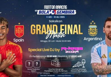 Nobar Grand Final Spain vs Argentina di De Margo Italian Resto, Bola Gembira 2026 Hadirkan Hiburan dan Hadiah Eksklusif