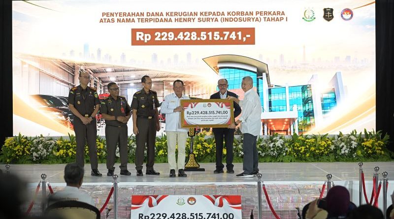 BPA dan Kejari Jakarta Barat Salurkan Dana Pemulihan Korban KSP Indosurya Tahap I Senilai Rp229,4 Miliar